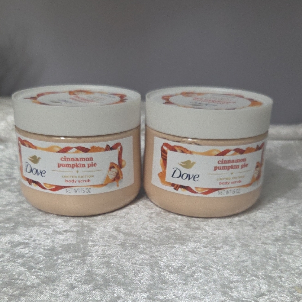 Dove Cinnamon Pumpkin Pie Body Scrub Set Of 2